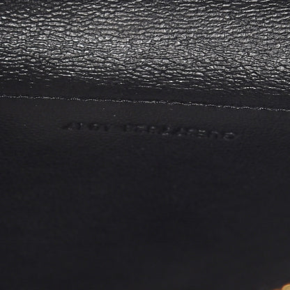 Saint Laurent Grain De Poudre Matelasse Chevron Monogram Chain Wallet Black 9 of 10