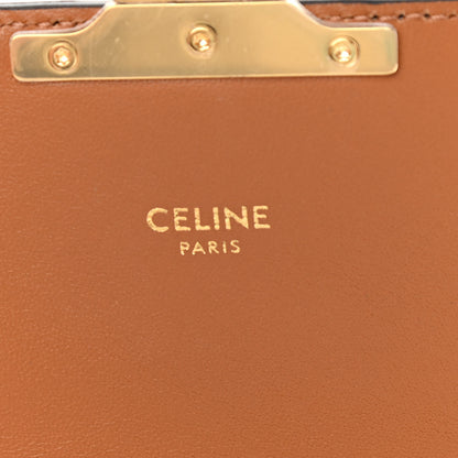 Celine Canvas Calfskin Nano Triomphe Tan 6 of 12