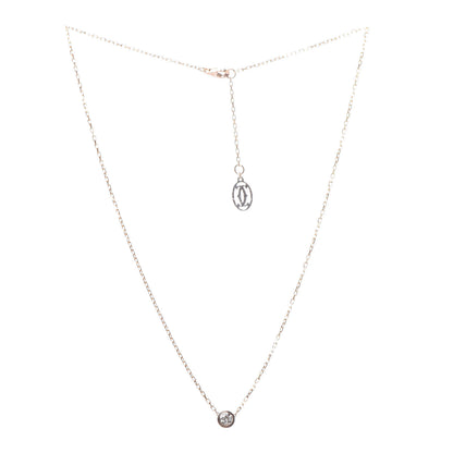 Cartier 18K Pink Gold Diamond LM D'Amour Pendant Necklace 3 of 7