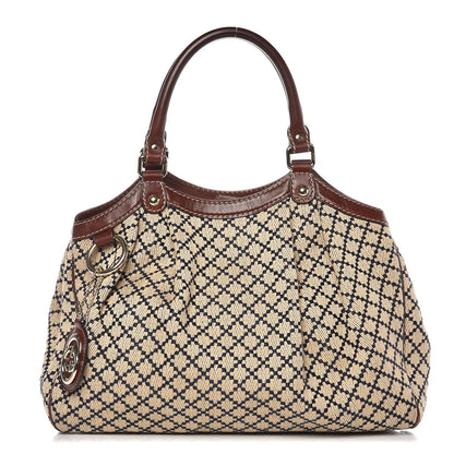 Gucci Diamante Medium Sukey Tote Brown 1 of 10