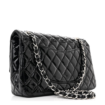 Chanel Patent Quilted Medium Double Flap Black 3 of 11