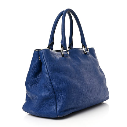 Prada Vitello Daino Tote Royal 3 of 18