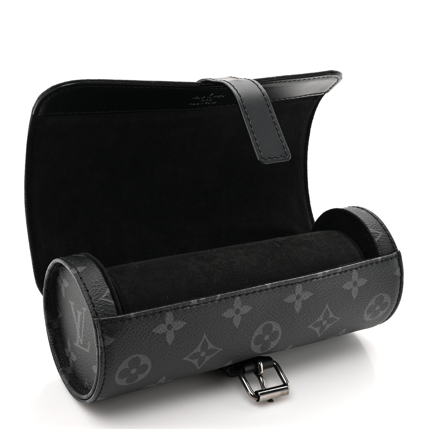 Louis Vuitton Monogram Eclipse 3 Watch Travel Case 5 of 7