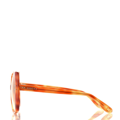 Gucci Acetate Sunglasses GG0472S Havana Orange 3 of 6