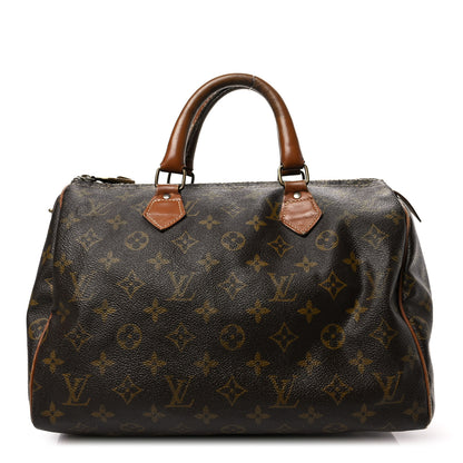 Louis Vuitton Monogram French Company Speedy 30 1 of 15