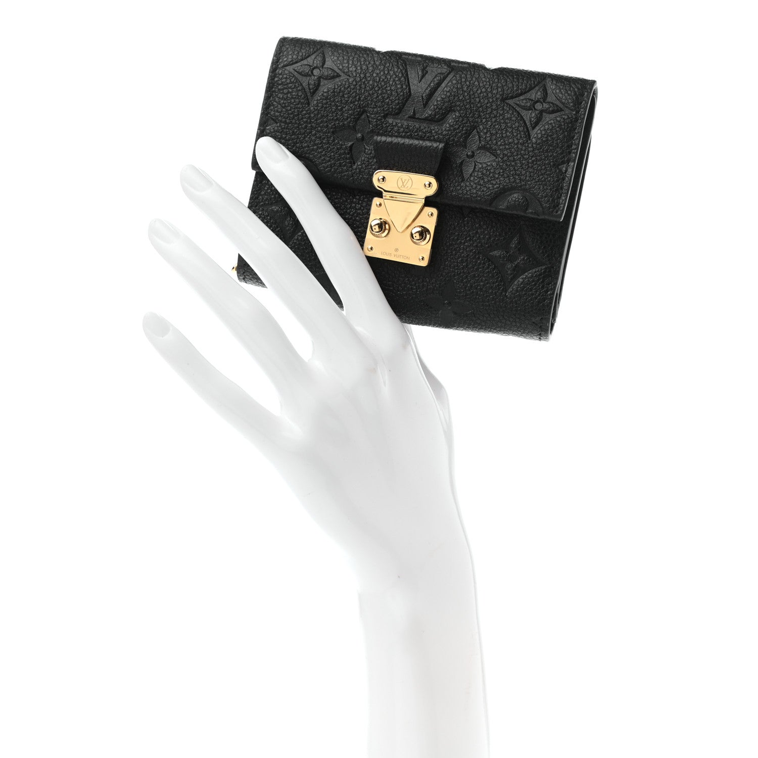 Louis Vuitton Empreinte Metis Compact Wallet Black 2 of 8