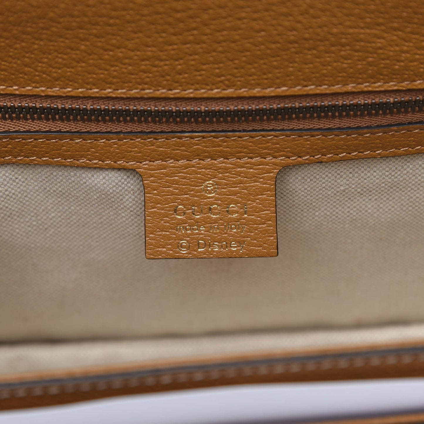 X DISNEY Mini Vintage GG Supreme Monogram Mickey Mouse Small Flap Messenger Bag Beige Vintage Sun Oil