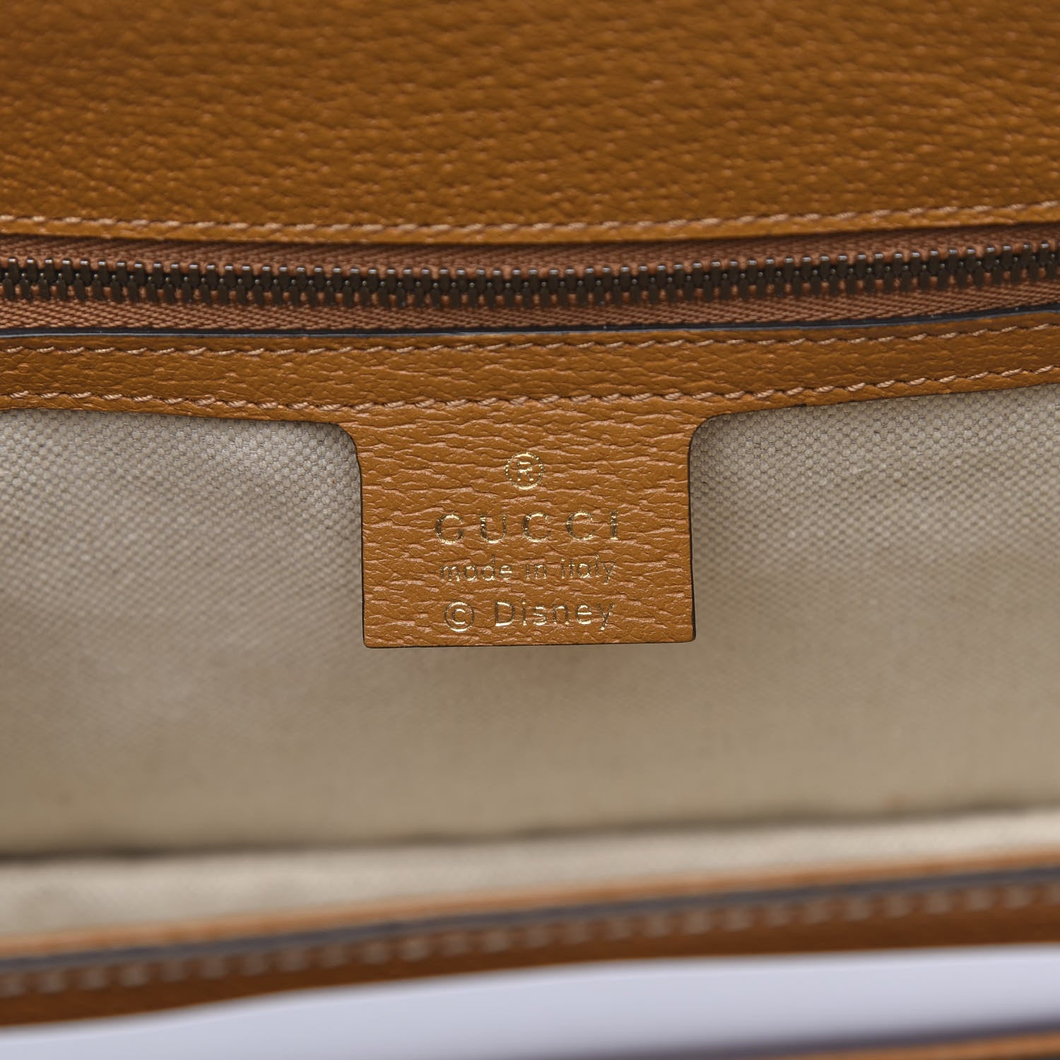 Gucci X DISNEY Mini Vintage GG Supreme Monogram Mickey Mouse Small Flap Messenger Bag Beige Vintage Sun Oil 7 of 11