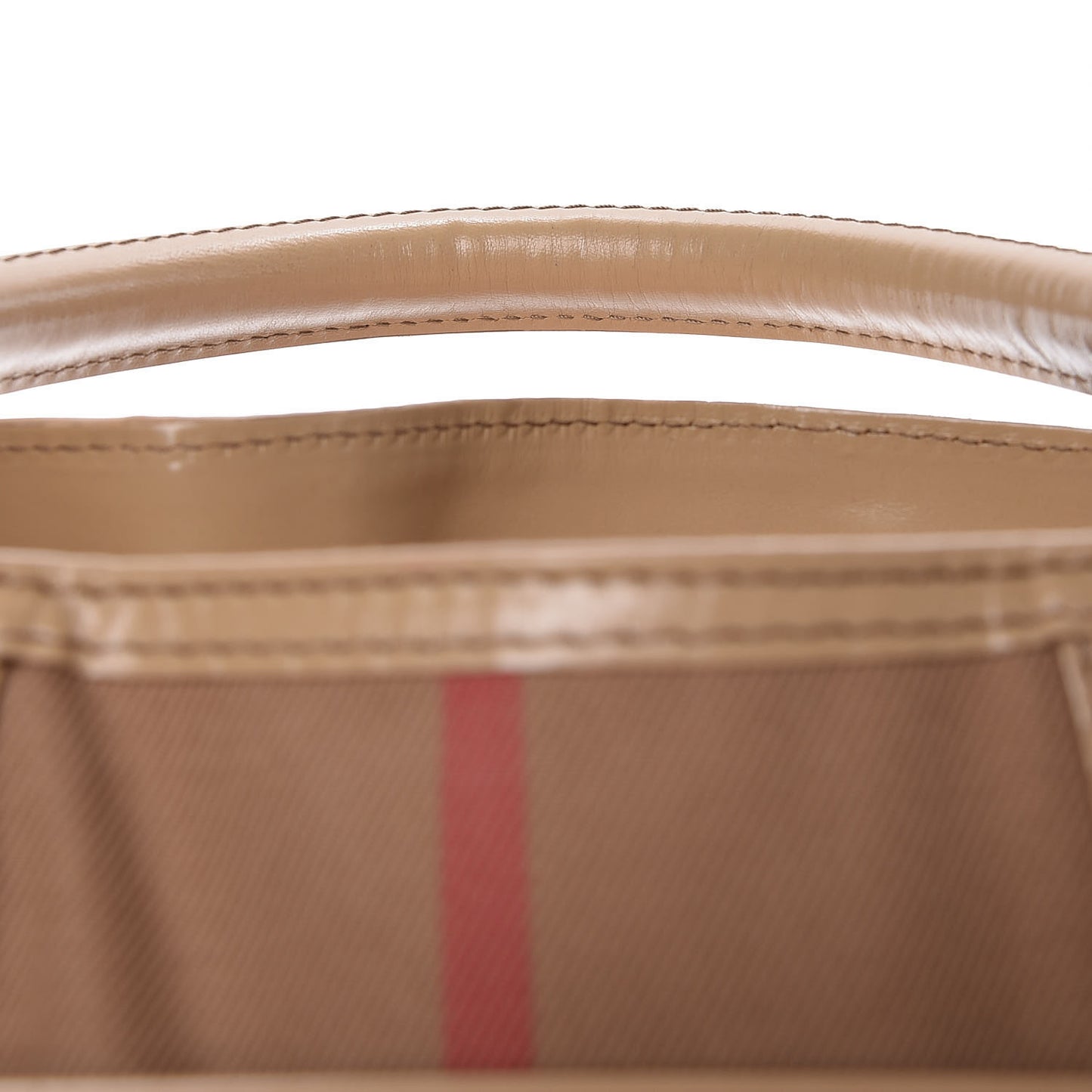 House Check Bridle Calfskin Medium Lynher Tote Trench