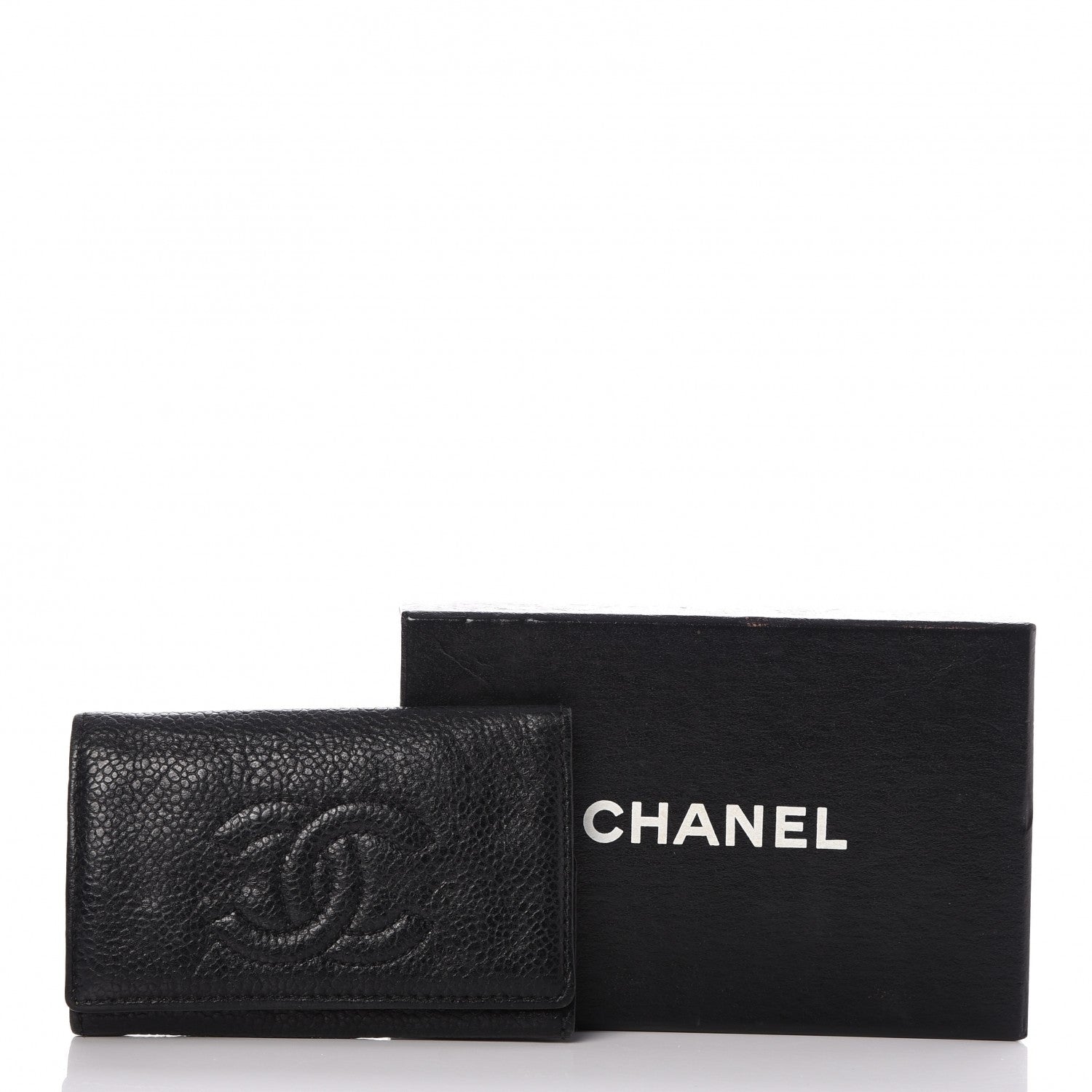 Chanel Caviar Timeless CC 6 Key Holder Case Black 11 of 11