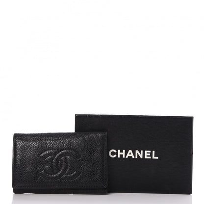 Chanel Caviar Timeless CC 6 Key Holder Case Black 11 of 11