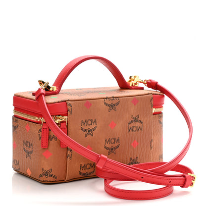 MCM Visetos Rockstar Vanity Case Cognac 3 of 10