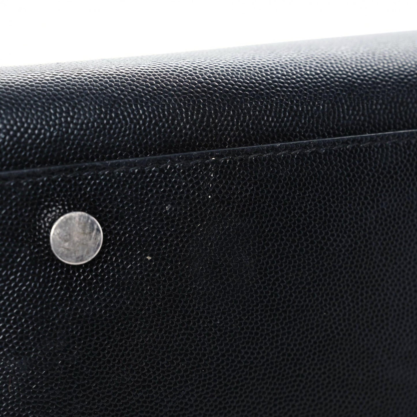 Grained Calfskin Small Sac De Jour Black