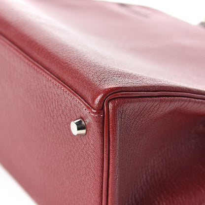 Hermes Chevre De Coromandel Kelly Retourne 32 Rouge H 37 of 42