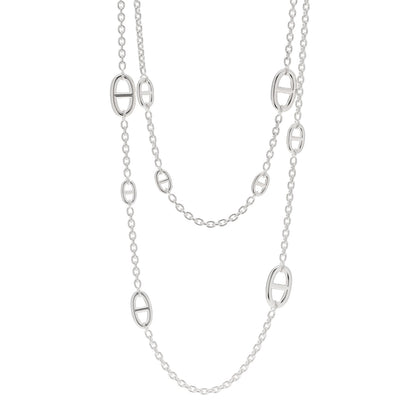 Hermes Sterling Silver Farandole Necklace 120 1 of 6