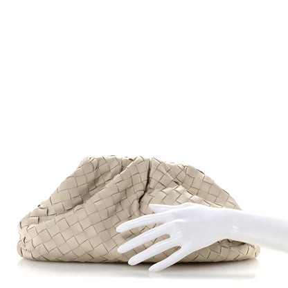 Bottega Veneta Nappa Maxi Intrecciato The Pouch Oversized Clutch Plaster 2 of 13