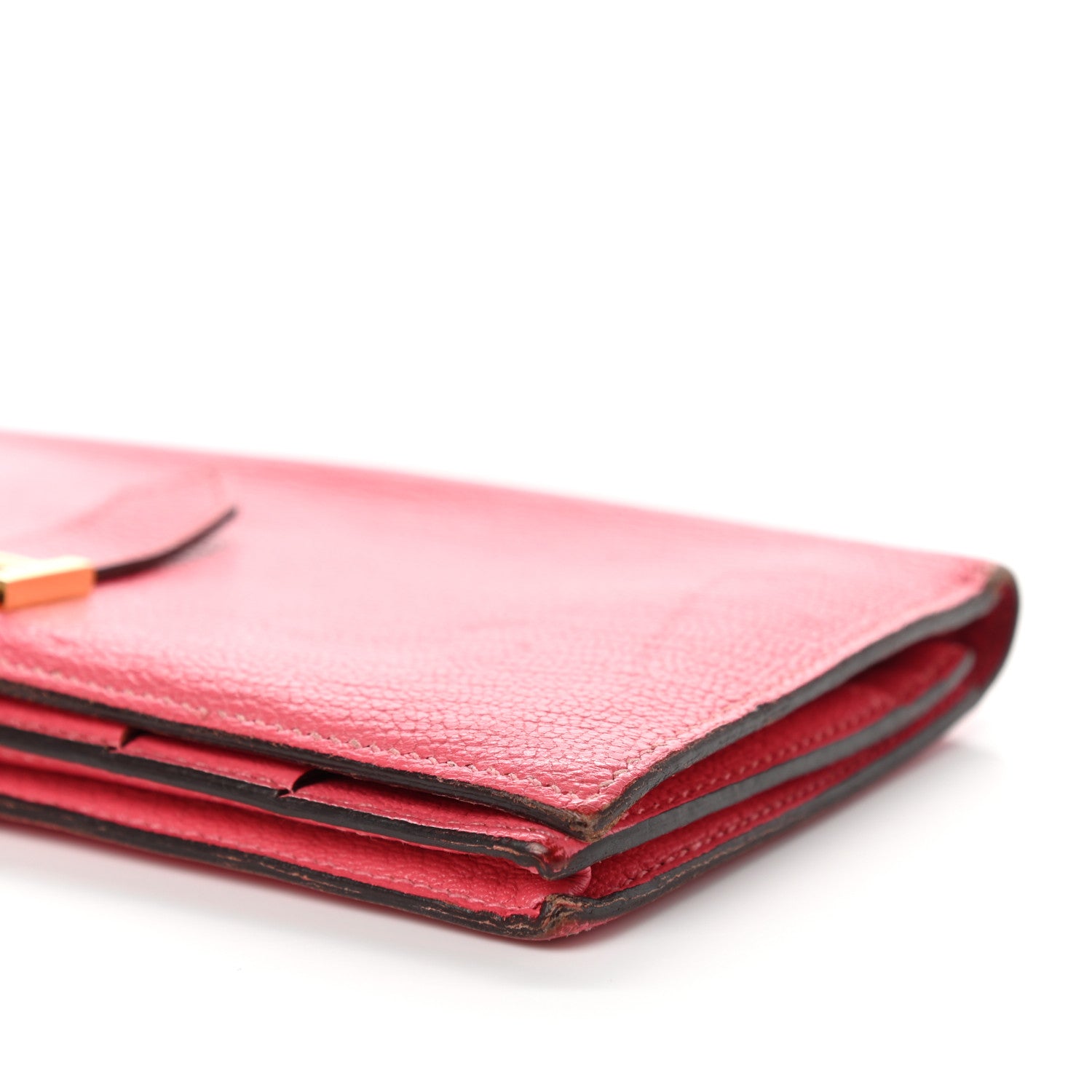 Hermes Chevre Mysore Bearn Gusset Wallet Rose Azalee 9 of 12