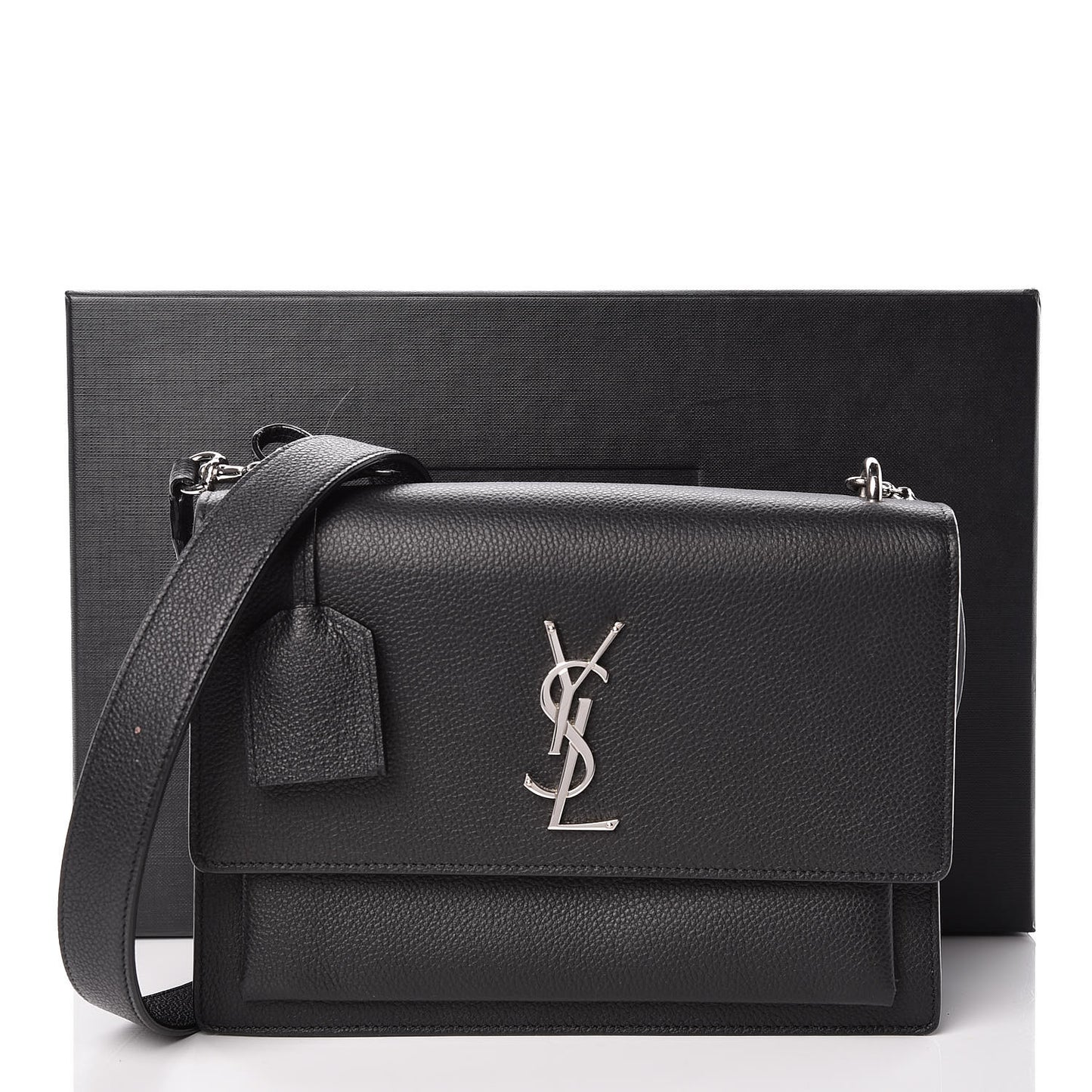 Grained Calfskin Monogram Sunset Black