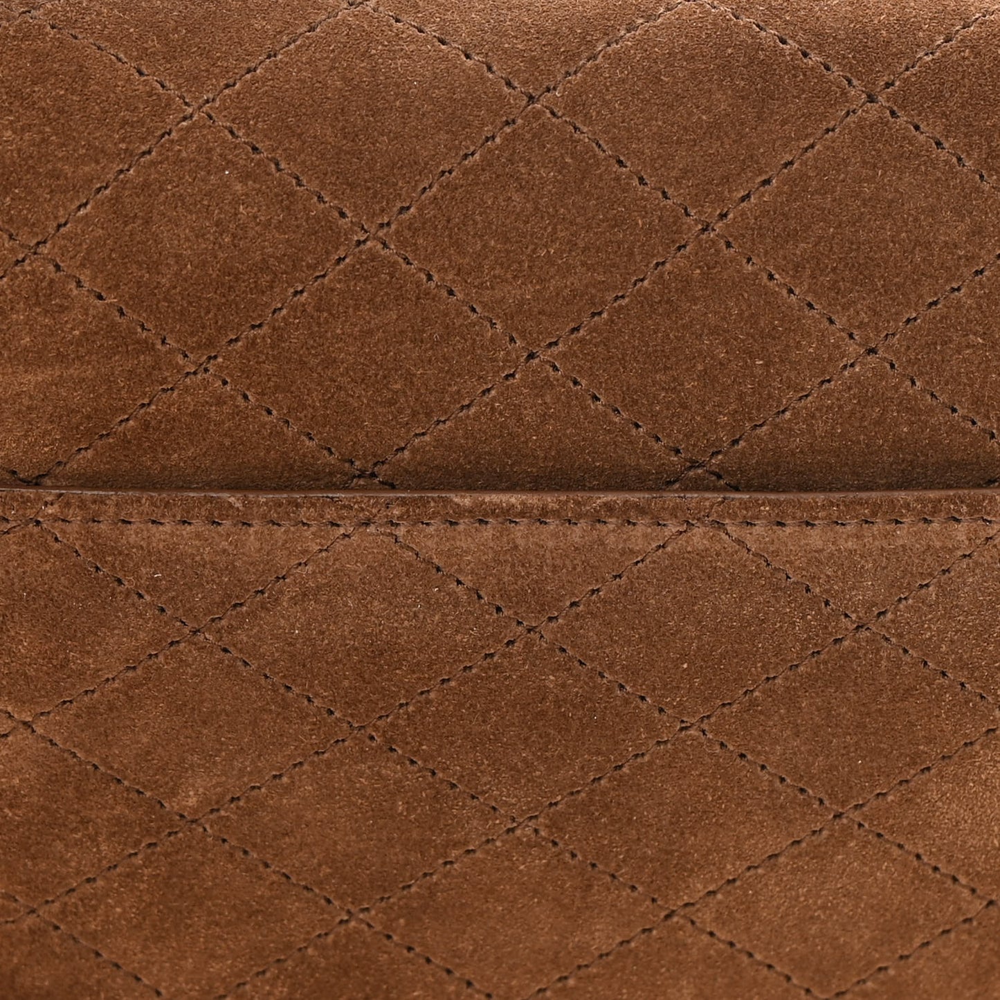Nubuck Shearling Quilted Mini Gaby Satchel Natural Tan