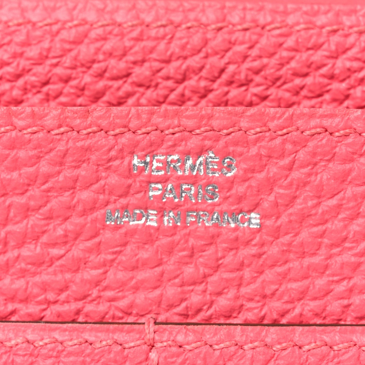 Hermes Togo Dogon Duo Wallet Rose Lipstick 7 of 10