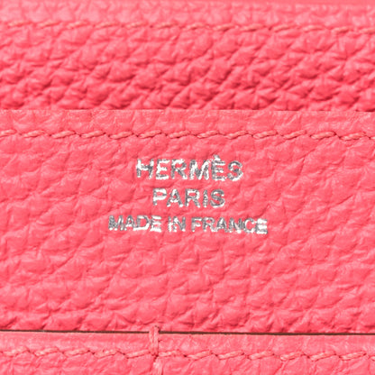 Hermes Togo Dogon Duo Wallet Rose Lipstick 7 of 10