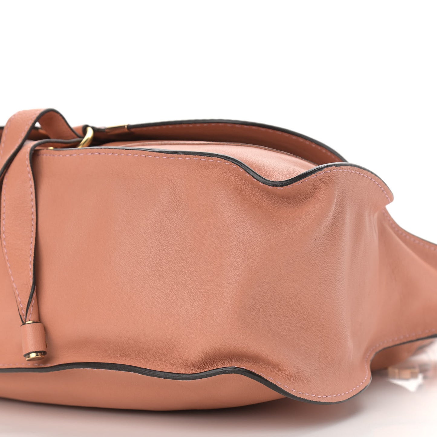 Calfskin Medium Marcie Satchel Peach Pink