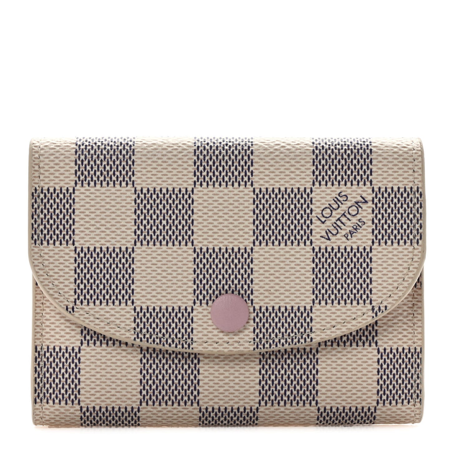 Damier Azur Rosalie Coin Purse Rose Ballerine