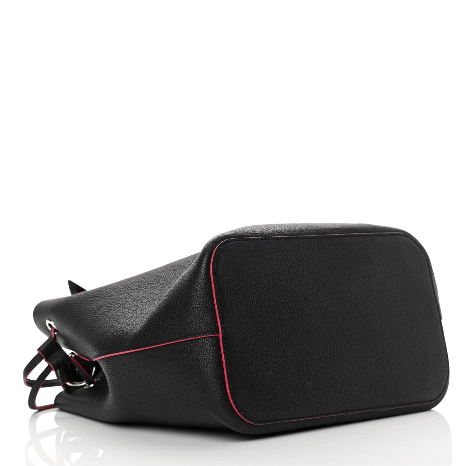 Louis Vuitton Calfskin Lockme Bucket Black 4 of 18