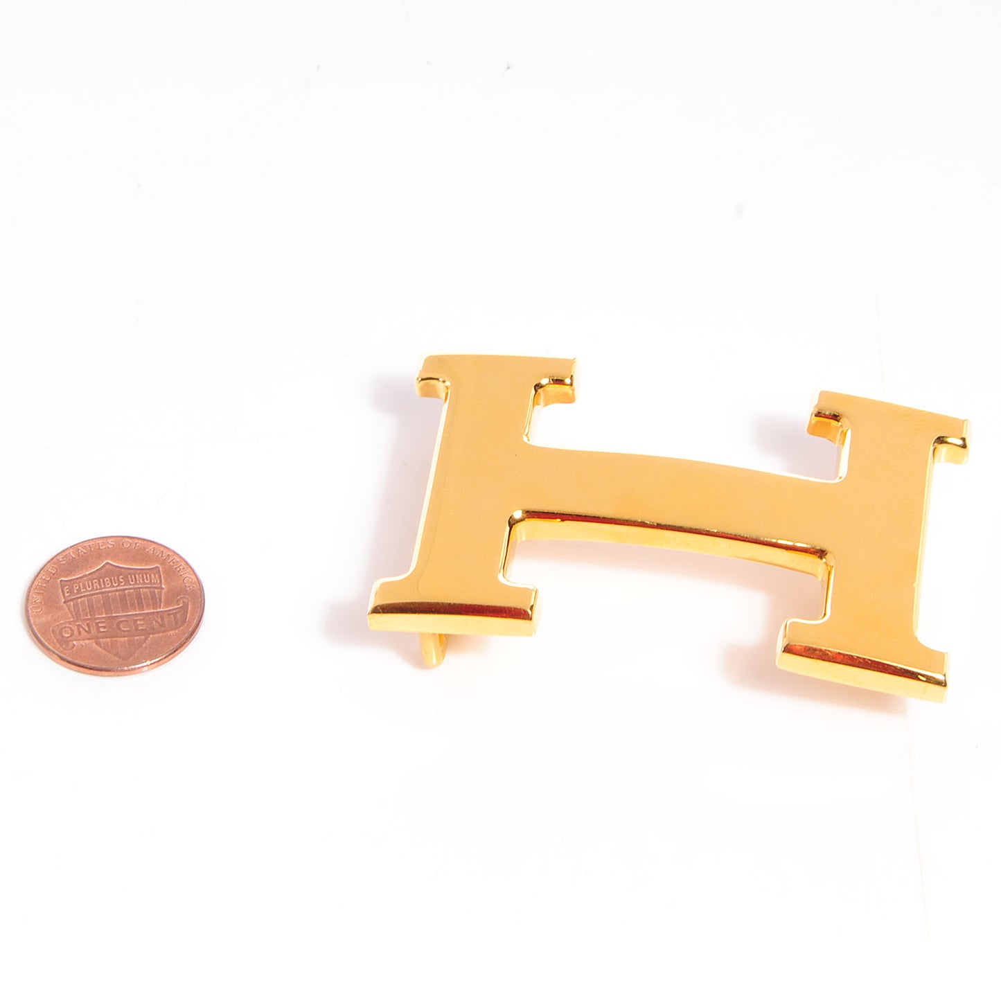 32mm H Belt Buckle Gold