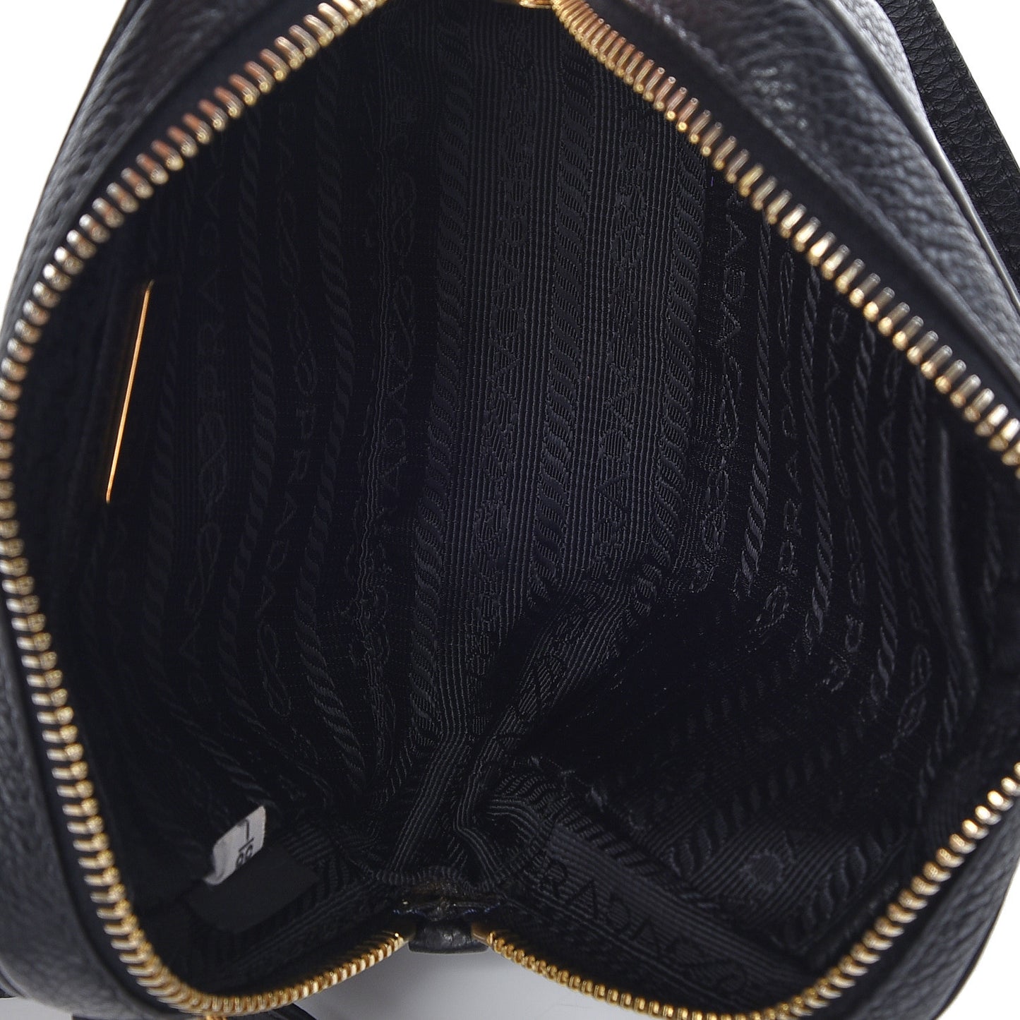 Vitello Daino Mini Camera Crossbody Black