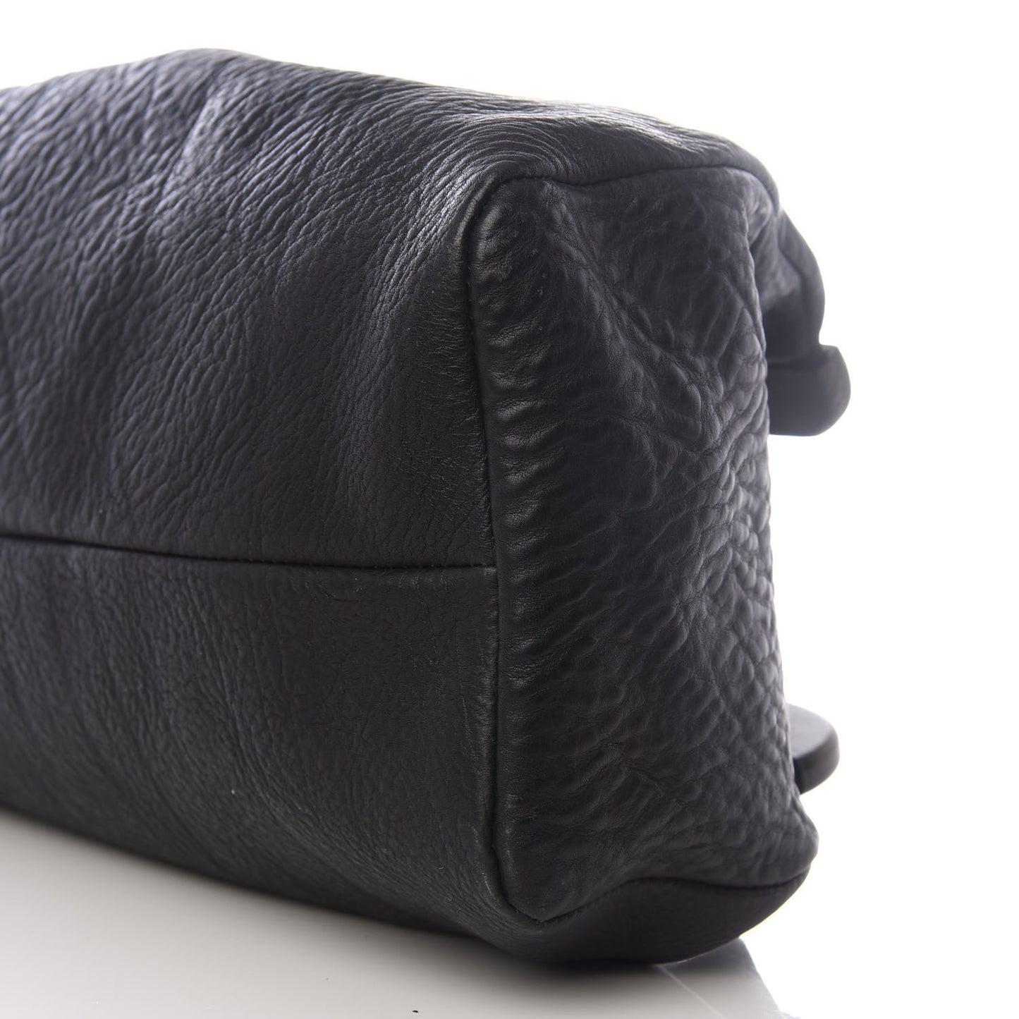 Buffalo Wood Handle Frame Doctor Bag Black