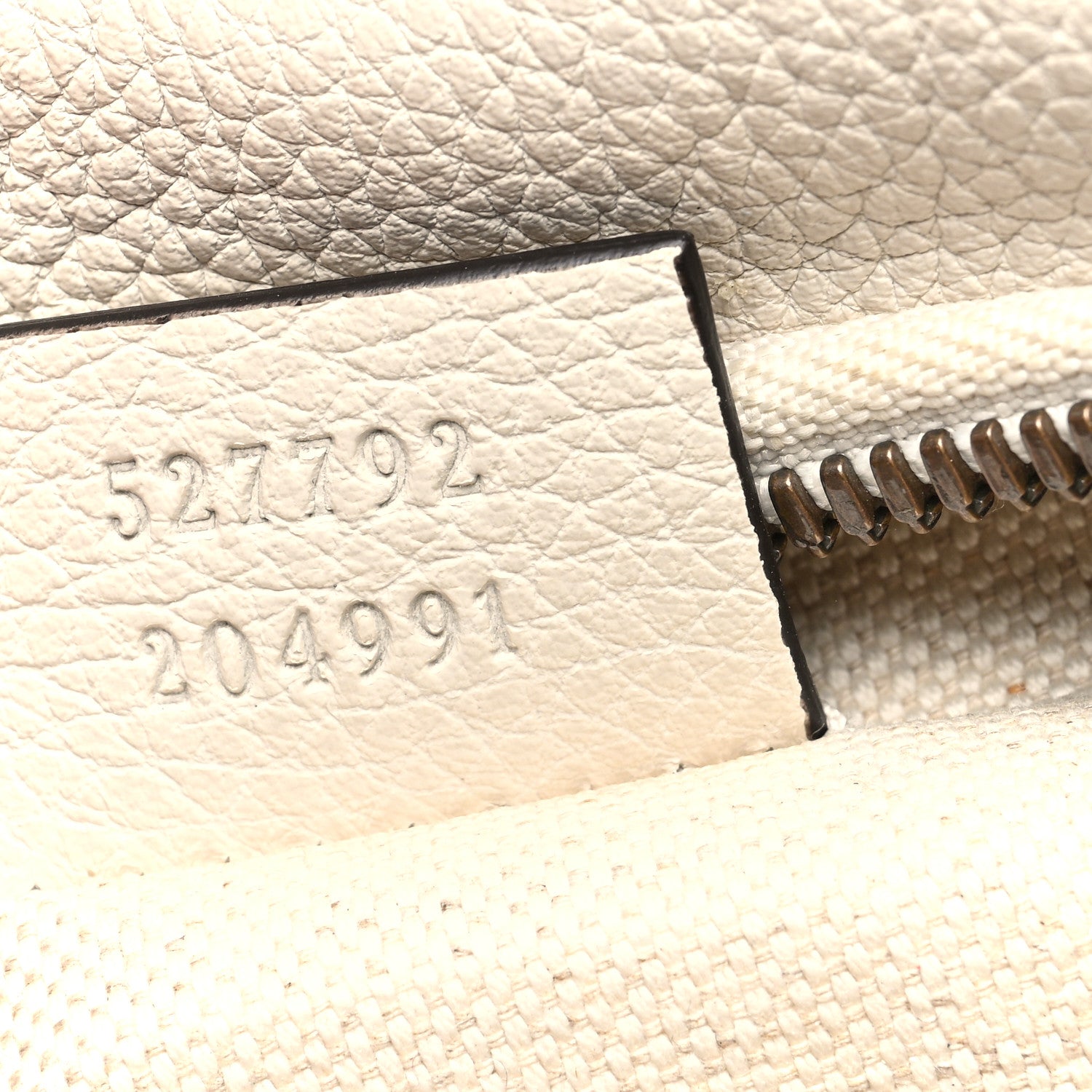 Gucci Grained Calfskin Small Logo Belt Bag White 7 of 10