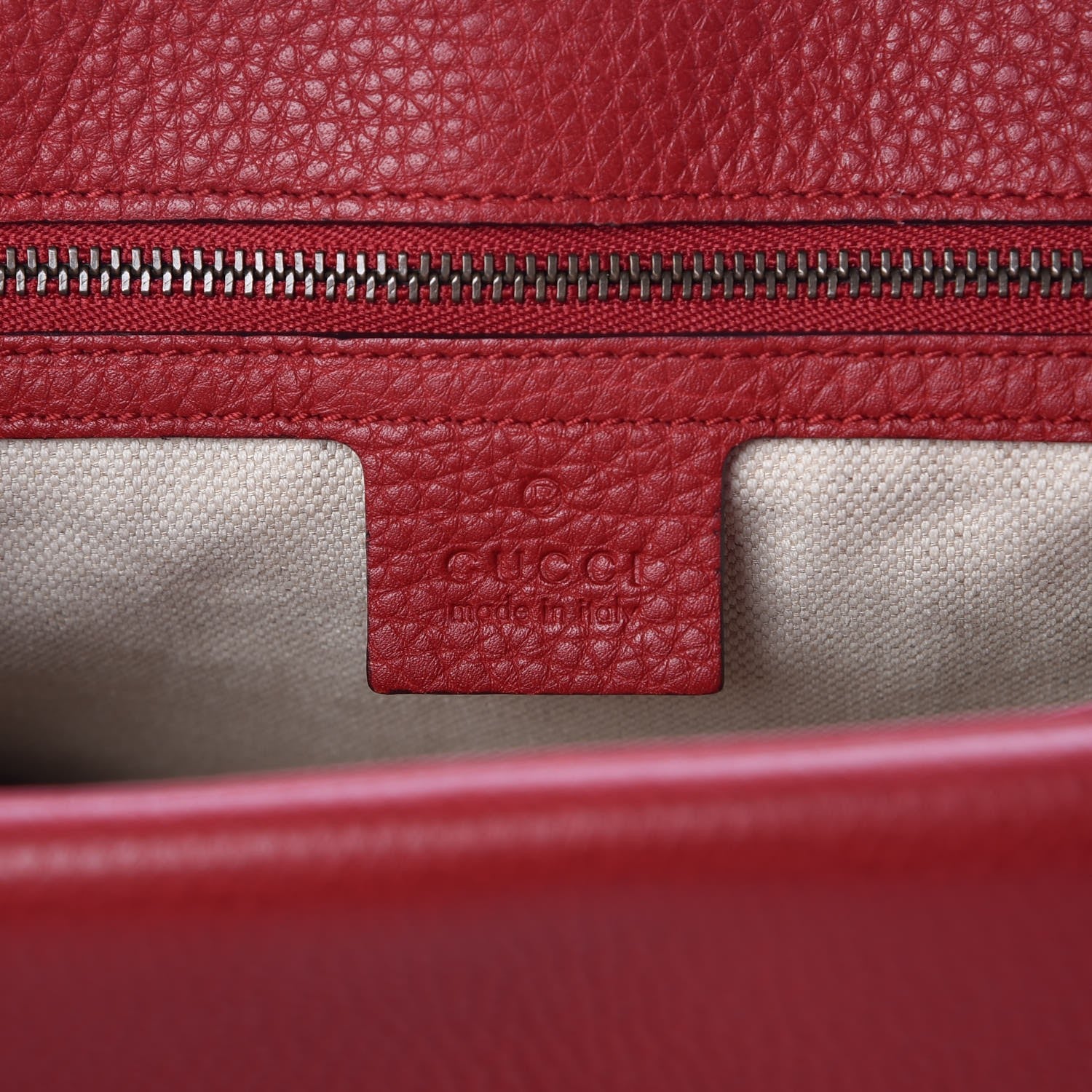 Gucci Cellarius Calfskin GG Marmont Shoulder Bag Vulcanic Red 6 of 11