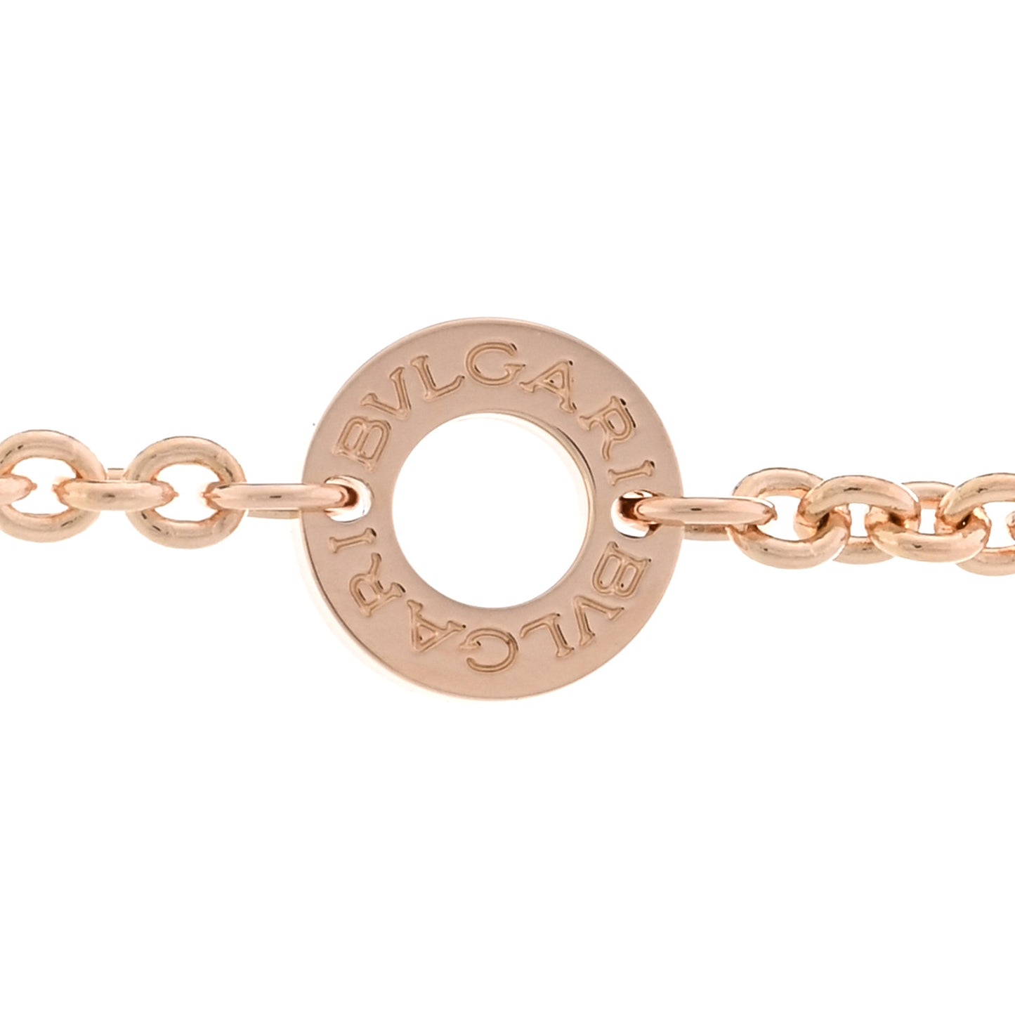 18K Rose Gold Ceramic B.Zero1 Legends Pendant Necklace Black