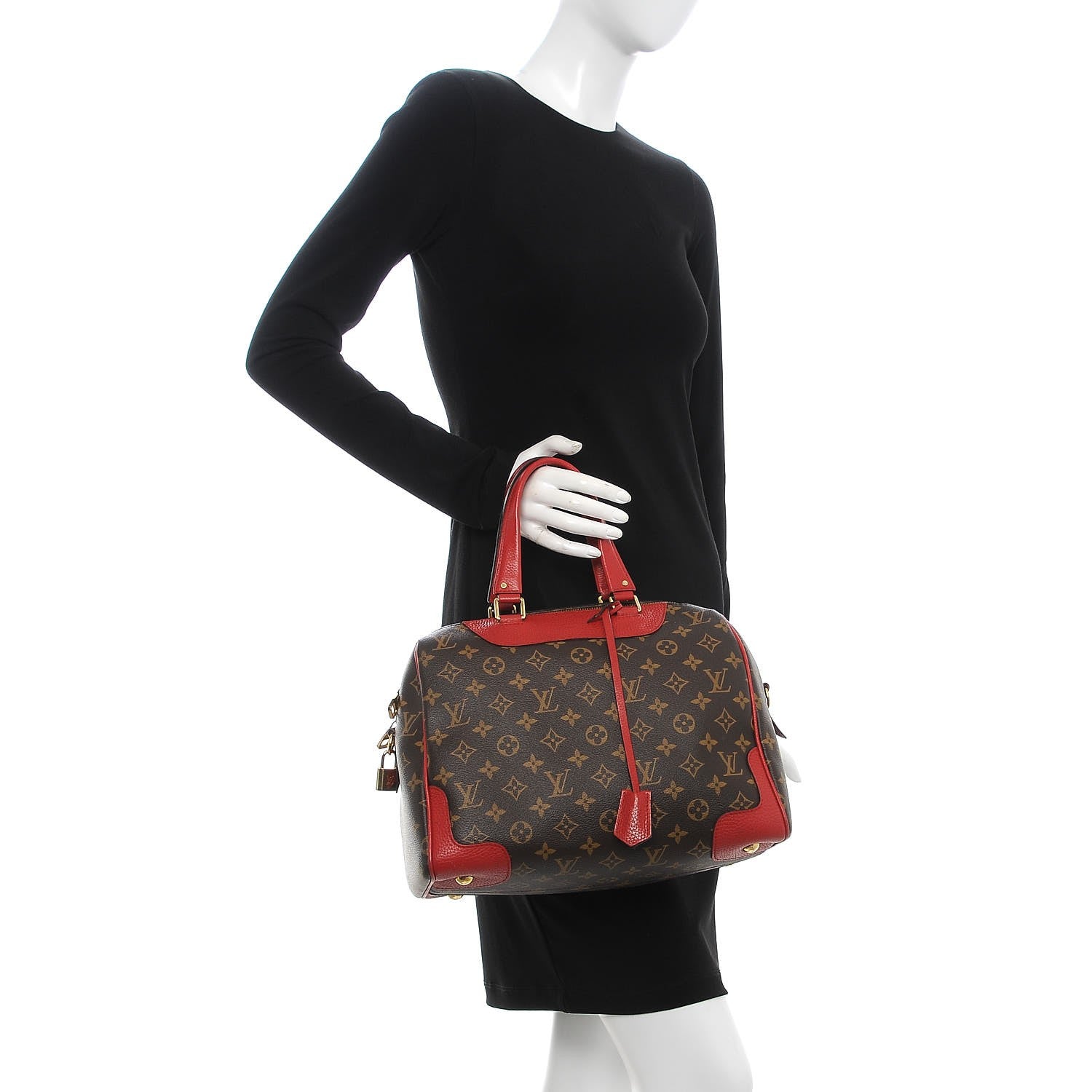 Louis Vuitton Monogram Retiro NM Coquelicot 3 of 17