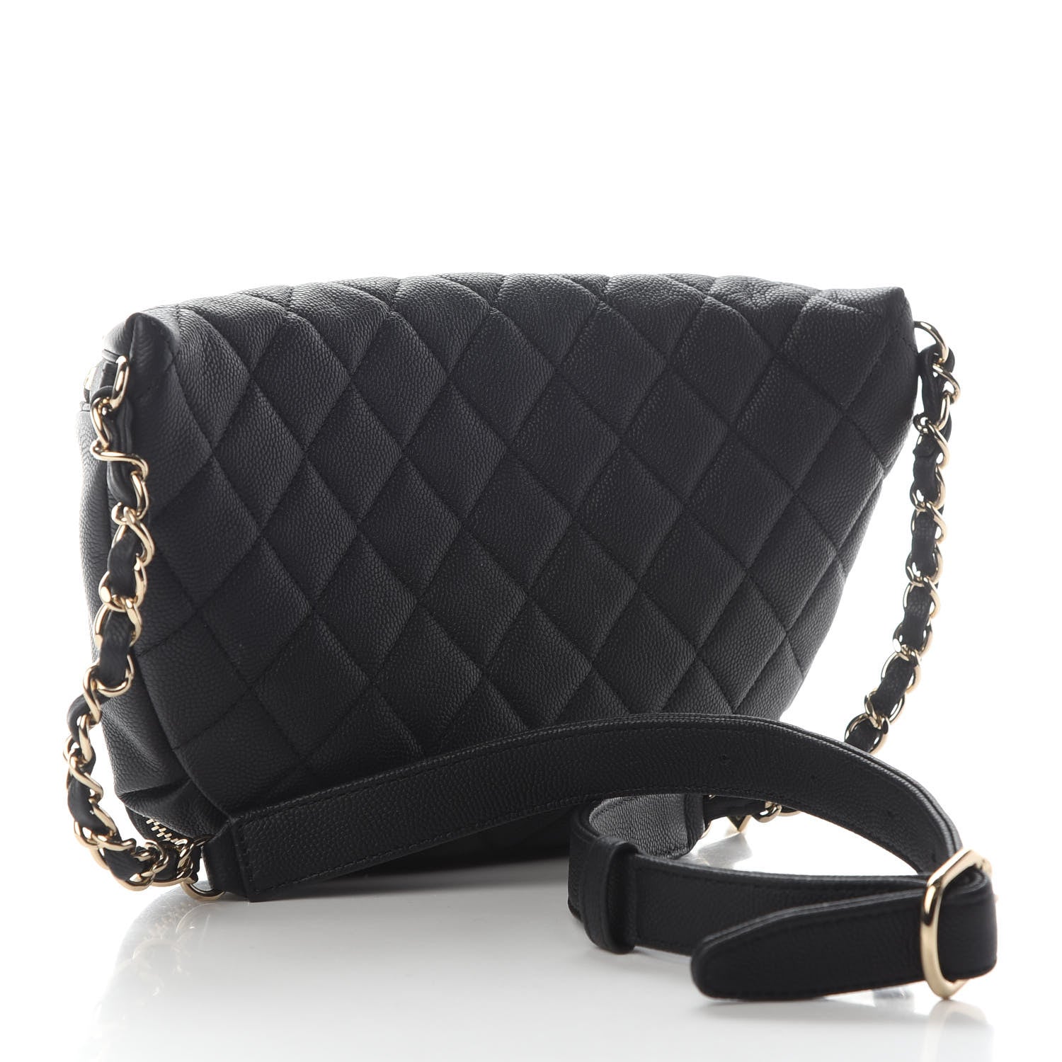 Chanel Caviar Quilted Business Affinity Waist Belt Bag Black 2 of 8