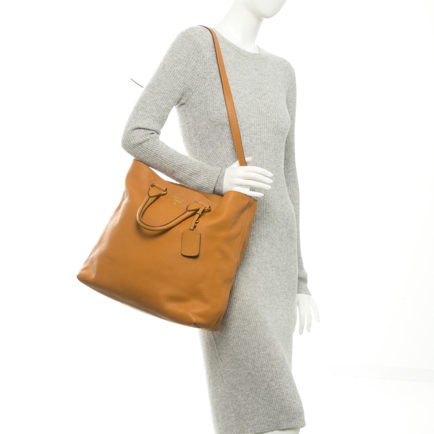 Vitello Daino Tote Ambra