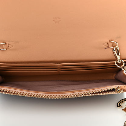 MCM Calfskin Ottomar Wallet On Chain Chestnut 5 of 7