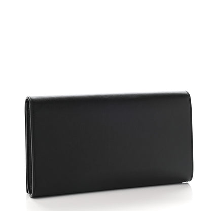 Saint Laurent Calfskin Monogram Large Belle De Jour Clutch Black 3 of 9