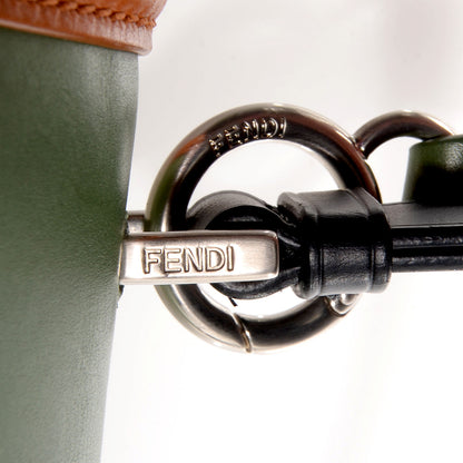 Fendi Leather Silvana Bag Green Orange Blue 9 of 12
