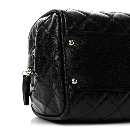 Chanel Caviar Quilted CC Timeless Bowler Black 9 of 11