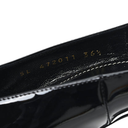 Saint Laurent Patent Calfskin Opyum 110 Pumps 36.5 Black 9 of 10