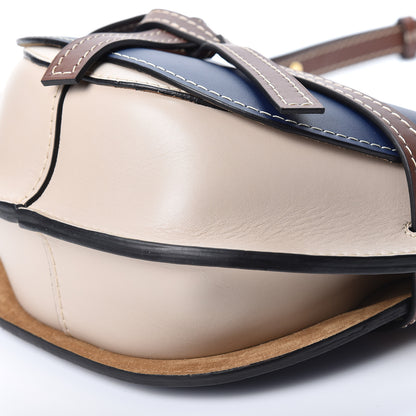 Loewe Soft Calfskin Small Gate Crossbody Bag Marine Light Oat 9 of 10