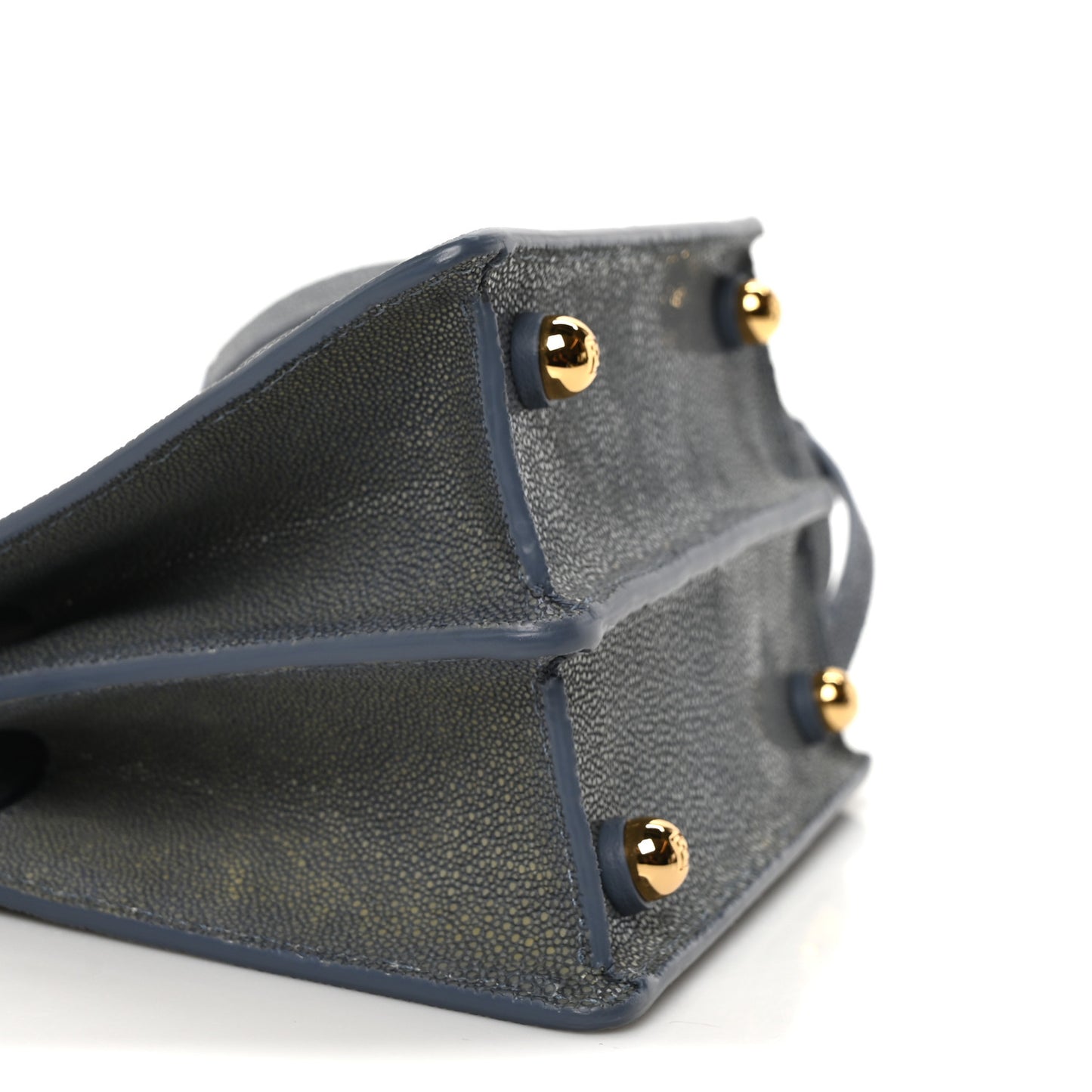 Stingray Shiny Nappa Petite Peekaboo I SEE U Satchel Mirto