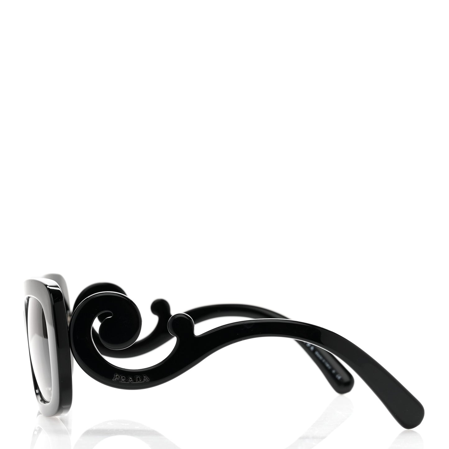 Acetate Baroque Sunglasses SPR 27O Black