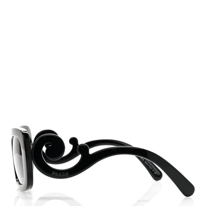 Prada Acetate Baroque Sunglasses SPR 27O Black 3 of 7