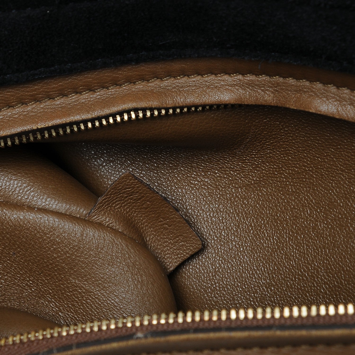 Celine Calfskin Suede Medium Tri-Color Trapeze Black 8 of 11