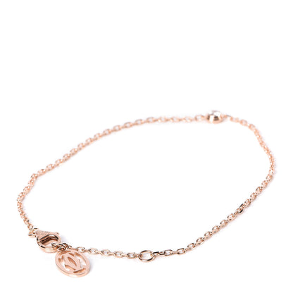 Cartier 18K Pink Gold Diamond SM D'Amour Bracelet 3 of 6