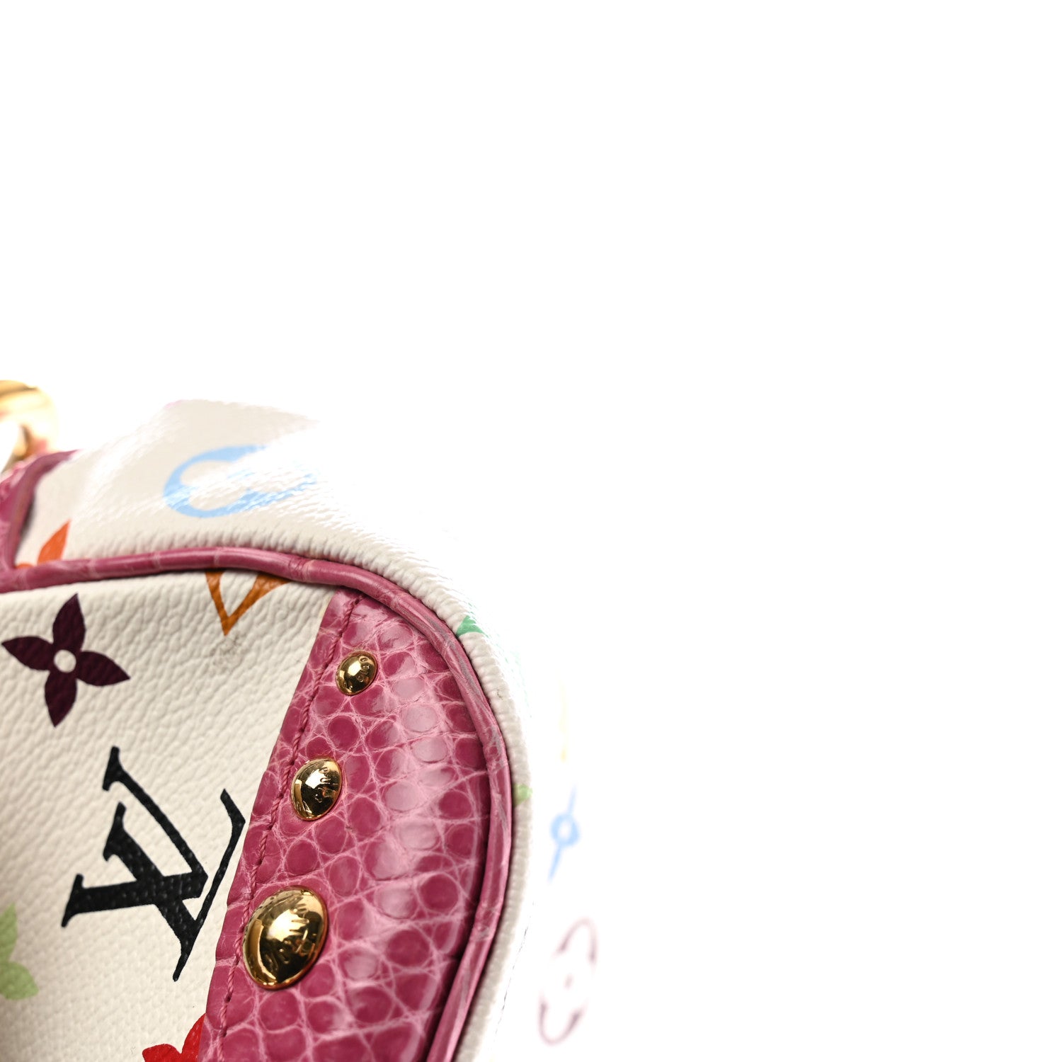 Louis Vuitton Monogram Multicolor Alligator Marilyn White 10 of 11