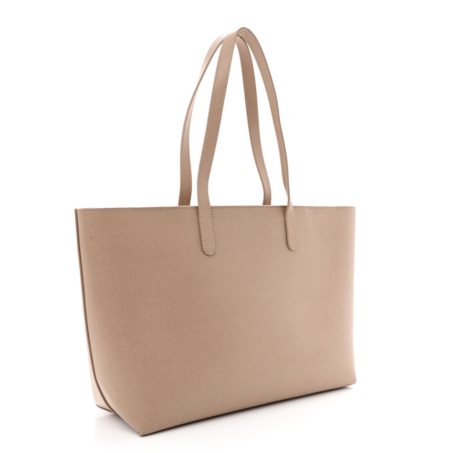 Mansur Gavriel Saffiano Small Zip Tote Beige 3 of 10